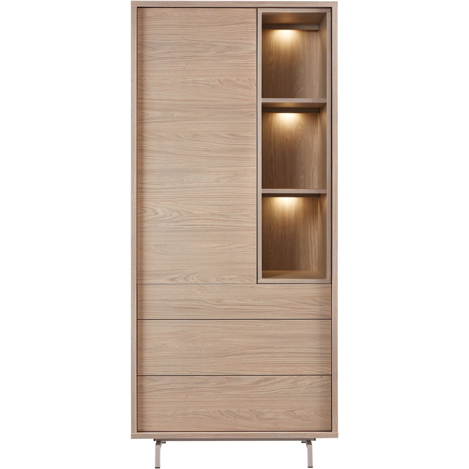 Opbergkast Famosa bruin 187x83x45 cm