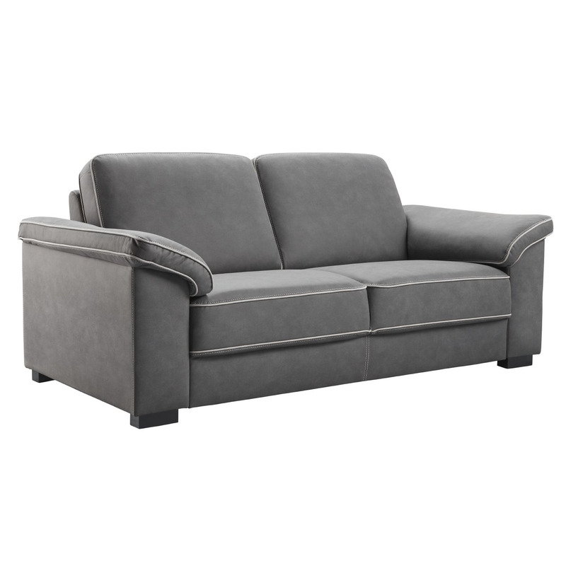 2,5 zitsbank Candelas grijs basic comfort