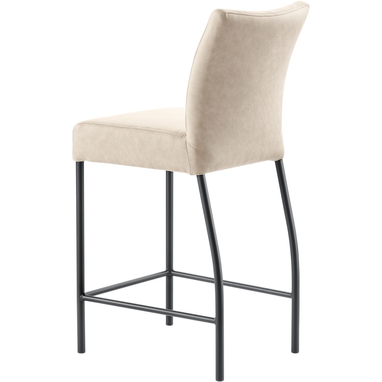 Barkruk Sessione microvezel beige