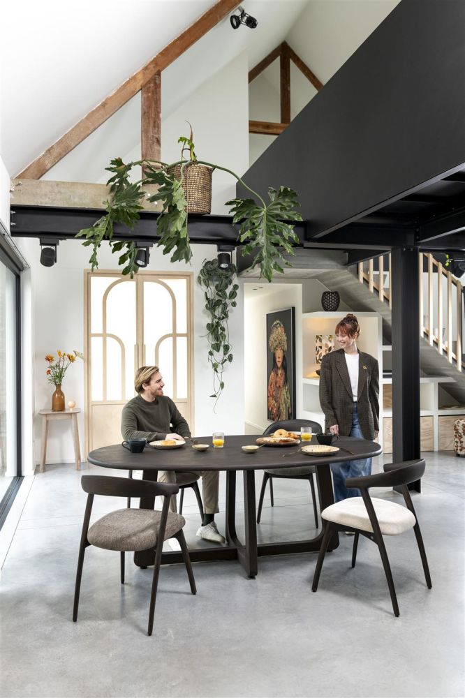 Almora, eetkamertafel 240 x 120 cm - Basalt