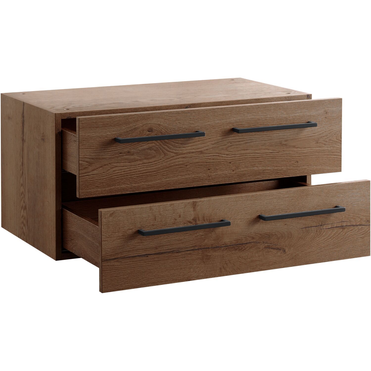 Wandkast Sistema 226x88x45 cm dark mango