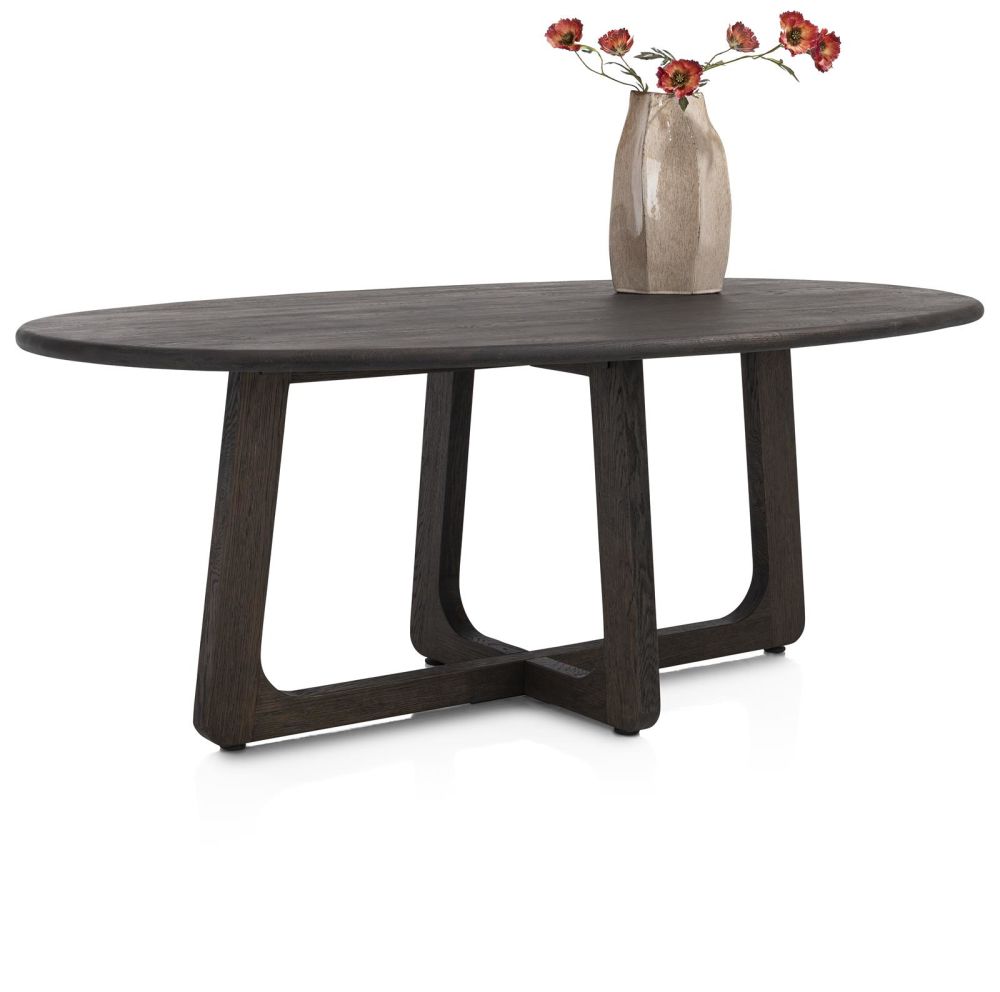 Almora, eetkamertafel 210 x 120 cm - Basalt